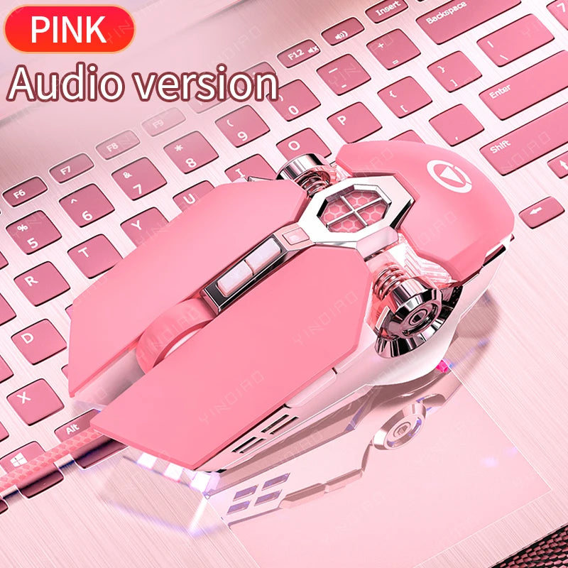 Wired Silent Gaming Mouse 3200DPI LED Backlit USB Optical Ergonomic Wired Mouse PC Gamer Computer Mouse For Laptop Games Mice