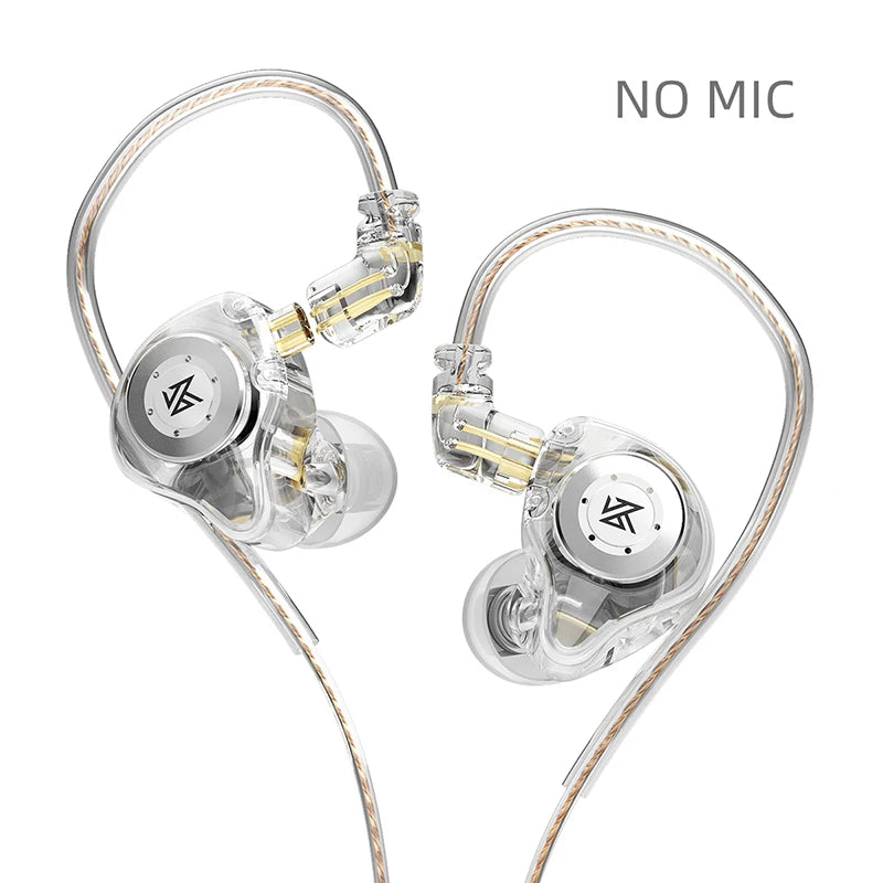 KZ EDX PRO 10mm Dual Magnetic Circuit Dynamic Drive Earphone HIFI Bass Earbud Sport Noise Cancelling Headset KZ EDXPRO ZST ES4