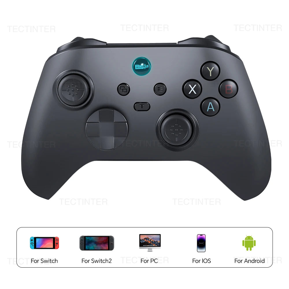 Wireless BT Controller For Nintendo Switch 2 Gamepad Hall Effect Joystick For Switch/PS3/PS4/Android/PC/IOS Gaming Accessories