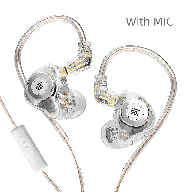 KZ EDX PRO 10mm Dual Magnetic Circuit Dynamic Drive Earphone HIFI Bass Earbud Sport Noise Cancelling Headset KZ EDXPRO ZST ES4