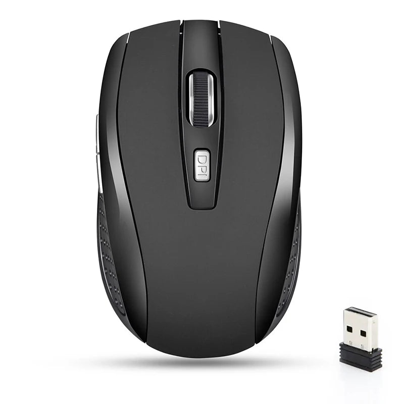 Wireless Mouse Silent Mouse 2.4GHz Portable Mobile Optical Offi...