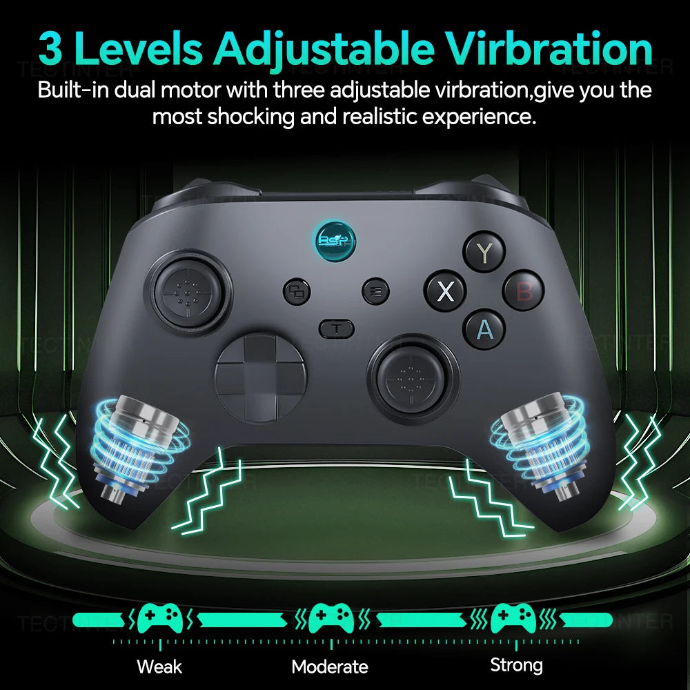 Wireless BT Controller For Nintendo Switch 2 Gamepad Hall Effect Joystick For Switch/PS3/PS4/Android/PC/IOS Gaming Accessories