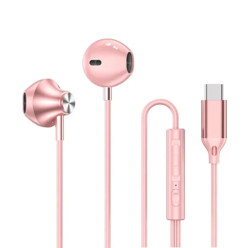 For Samsung Headphones HiFi Surround Sound In-ear USB Type C/3.5mm With wire control Wired Earplugs For Galaxy S24 S23 S22 Ultra