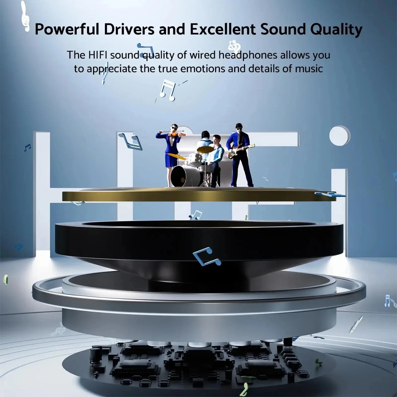 For Samsung Headphones HiFi Surround Sound In-ear USB Type C/3.5mm With wire control Wired Earplugs For Galaxy S24 S23 S22 Ultra